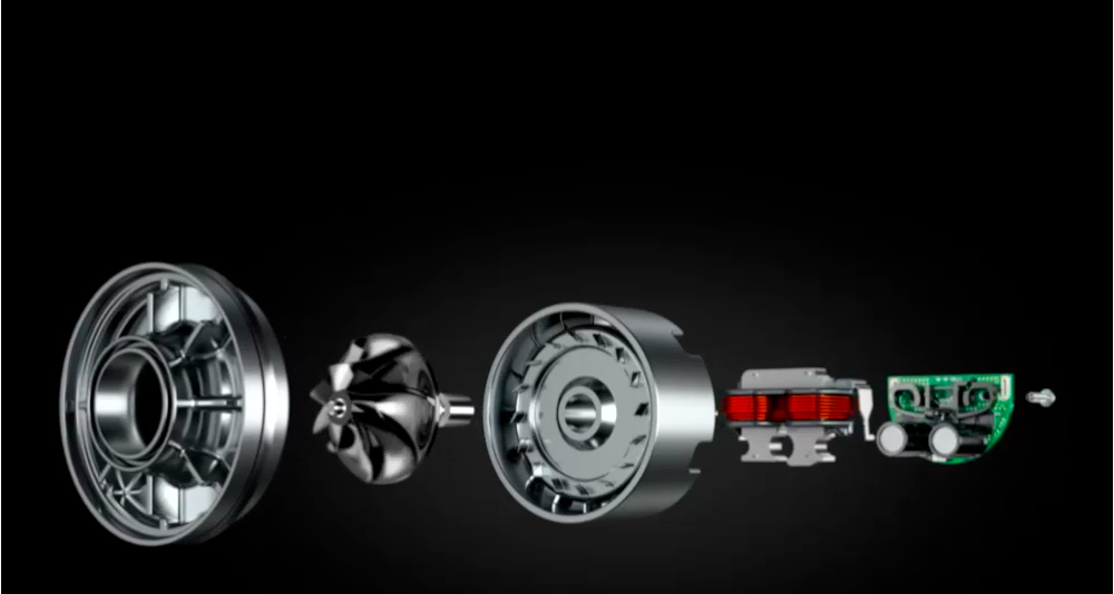 Image showing the parts of the Dyson digital motor